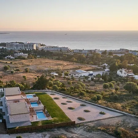 Villa Luxury Rhodes Anissa Sea View Private Swimming Pool 4 Bedrooms Kalithea *