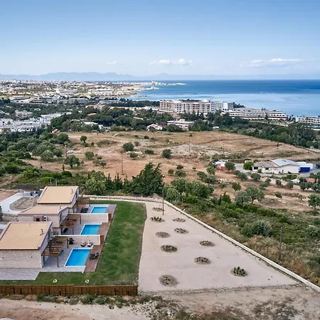 Villa Luxury Rhodes Anissa Sea View Private Swimming Pool 4 Bedrooms Kalithea *
